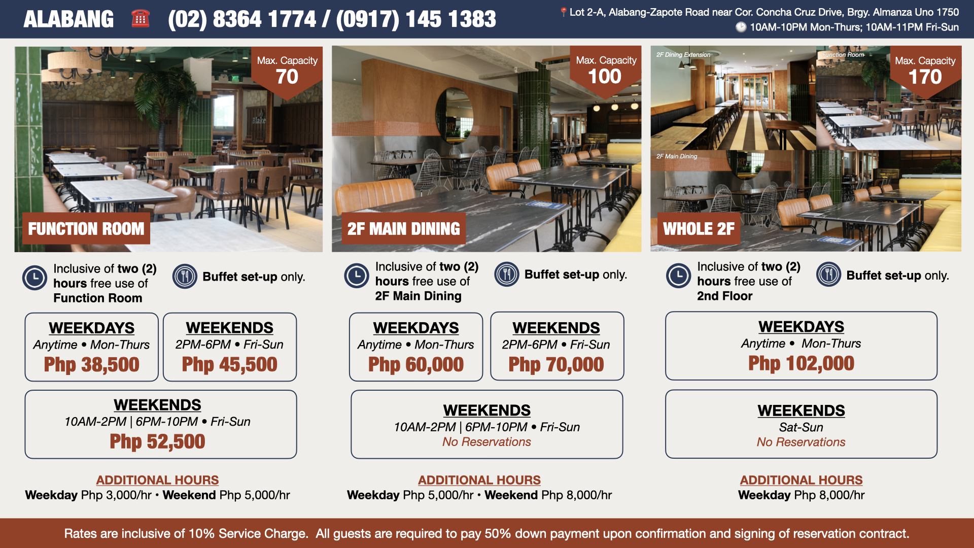 Book a Table Reservation or Exclusive Event with Blake’s – Blake's ...